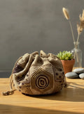 Earthloom jute bucket bag