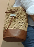 Raffia Bucket bag