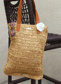 Raffia Zipper Bag